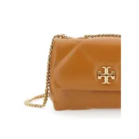 Genti de umar Tory Burch Dama - Genti de umar Tory Burch Kira Diamond Brown Crossbody Bag With Double T Logo In Quilted Leather Woman BROWN Femei (BM 17355498) - B-mall.ro