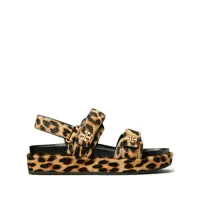 Sandale Tory Burch Tory Burch Kira Sporty Sandal In Calfskin Printed In Pony Skin
