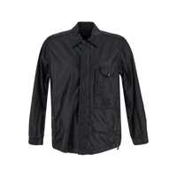 Geci Overshirt Lino Wax Overshirt Black Barbati