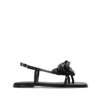 Sandale Vic Matie Leather Sandal With Flower Femei
