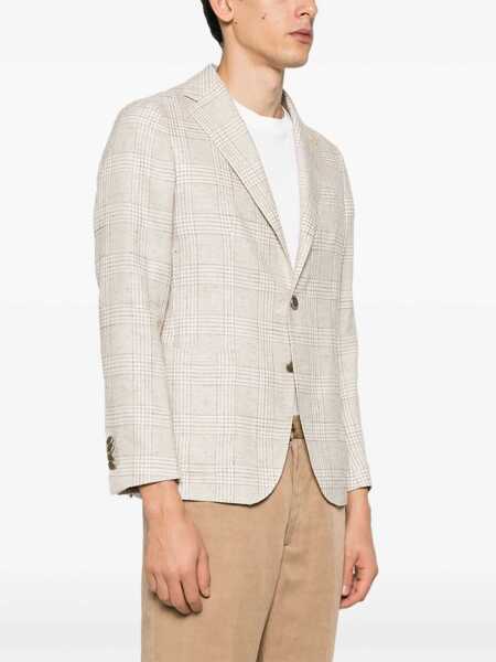 Costume Tagliatore Tagliatore Prince Of Wales Checked Jacket Beige Barbati (BM 17356281) 3