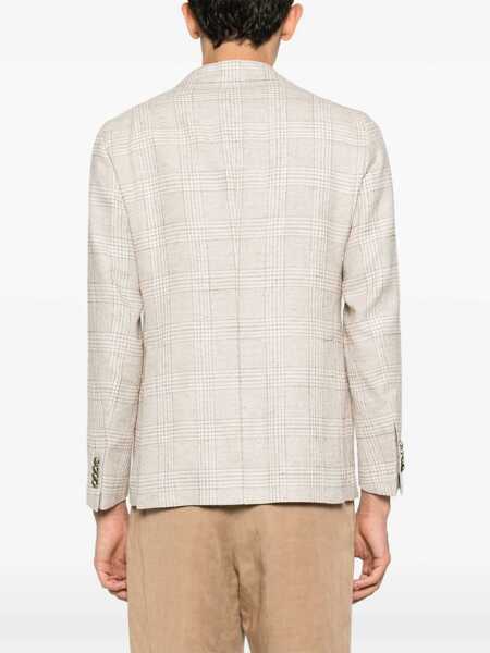 Costume Tagliatore Tagliatore Prince Of Wales Checked Jacket Beige Barbati (BM 17356281) 4