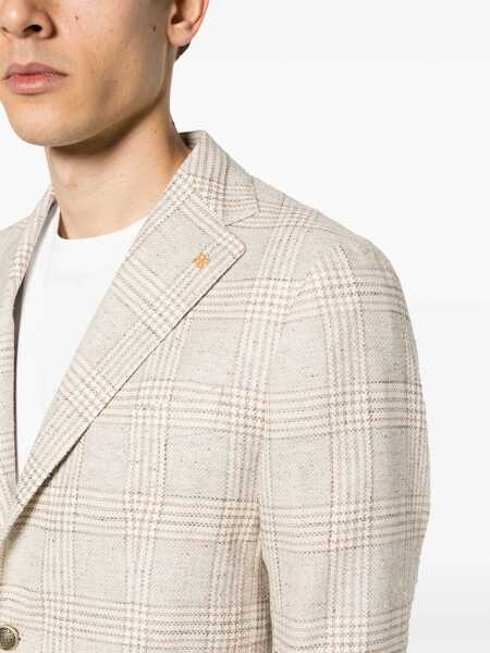Costume Tagliatore Tagliatore Prince Of Wales Checked Jacket Beige Barbati (BM 17356281) 5