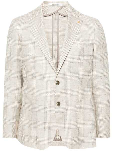 Costume Tagliatore Tagliatore Prince Of Wales Checked Jacket Beige Barbati (BM 17356281) 1