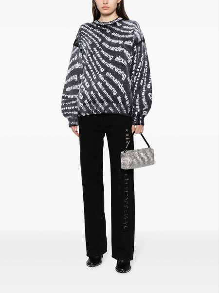 Genti de mana Alexander Wang Alexander Wang Heiress Bag With Crystals Black Femei (BM 17356428) 2