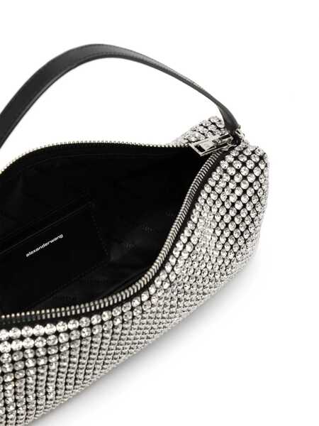 Genti de mana Alexander Wang Alexander Wang Heiress Bag With Crystals Black Femei (BM 17356428) 5