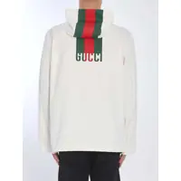 Geci Gucci pentru Barbati - Geci Gucci Web Jacket WHITE Barbati (BM 17356776) - B-mall.ro