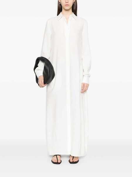 Rochii TOTME TOTEME Silk Shirtdress WHITE Femei (BM 17357829) 2