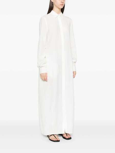 Rochii TOTME TOTEME Silk Shirtdress WHITE Femei (BM 17357829) 3