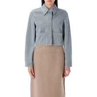 Geci Fendi Cropped Denim Jacket Femei