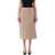 Fendi Fendi Straight-Cut Midi Skirt Beige