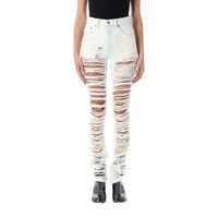 Blugi MM6 Maison Margiela Broken Skinny Jeans Femei