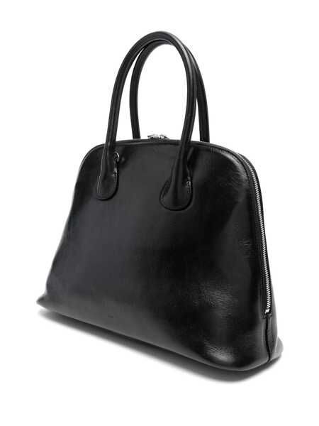 Genti de mana OSOI Zip Brocle Black Handbag With Belt With Metal Buckle And Top Shoulder Strap In Leather Woman Black Femei (BM 17358429) 2