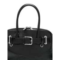 Genti OSOI Dama - Genti de mana OSOI Zip Brocle Black Handbag With Belt With Metal Buckle And Top Shoulder Strap In Leather Woman Black Femei (BM 17358429) - B-mall.ro