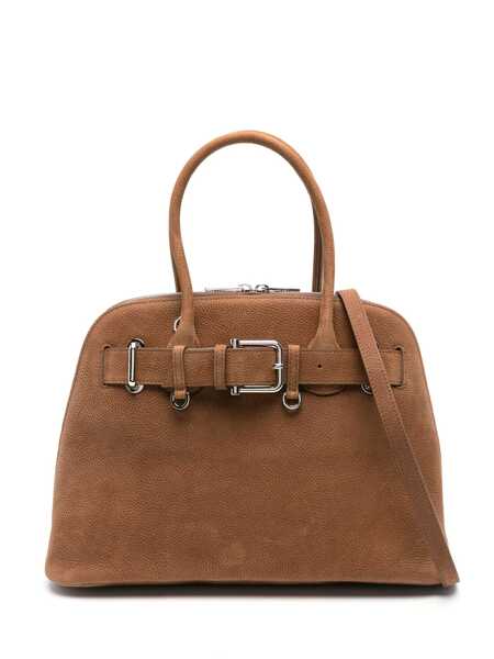 Genti de mana OSOI Zip Brocle Brown Handbag With Belt With Metal Buckle And Top Shoulder Strap In Leather Woman BROWN Femei (BM 17358432) 1