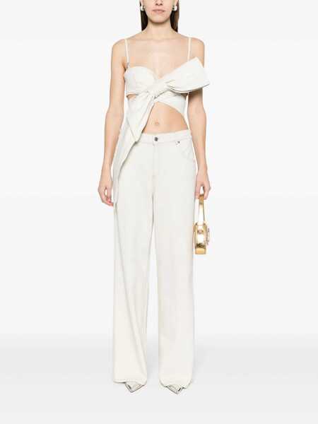 Pantaloni casual Blumarine Blumarine Panta J.Boyfriend Clothing WHITE Femei (BM 17358504) 2
