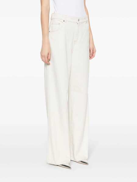 Pantaloni casual Blumarine Blumarine Panta J.Boyfriend Clothing WHITE Femei (BM 17358504) 3