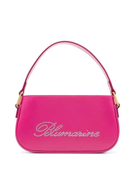 Genti de mana Blumarine Blumarine Logo Print Leather Handbag Purple Femei (BM 17358729) 1
