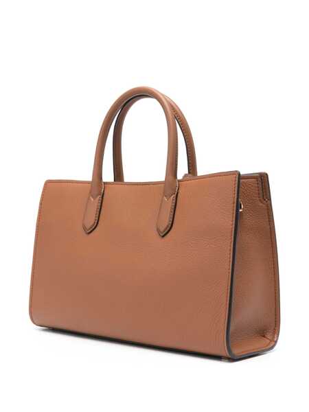 Genti de mana Michael Kors Michael Kors Scarlett Media Leather Handbag BROWN Femei (BM 17358747) 3