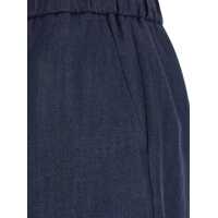 Pantaloni casual PLAIN Dama - Pantaloni casual PLAIN Blue Shorts With Elastic Drawstring Waist In Tech Fabric Woman BLUE Femei (BM 17359227) - B-mall.ro