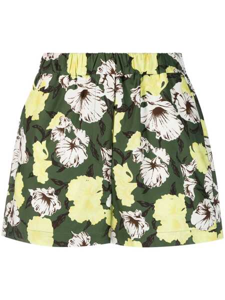 Pantaloni casual MSGM Msgm Cotton Shorts GREEN Femei (BM 17359464) 1