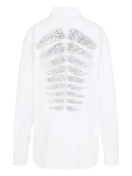 Camasi Jean Paul Gaultier Jean Paul Gaultier Tattoo Poem Shirt WHITE Femei (BM 17359509) 2