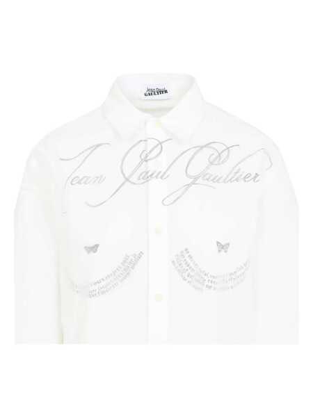 Camasi Jean Paul Gaultier Jean Paul Gaultier Tattoo Poem Shirt WHITE Femei (BM 17359509) 3