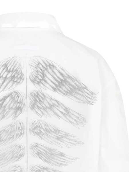 Camasi Jean Paul Gaultier Jean Paul Gaultier Tattoo Poem Shirt WHITE Femei (BM 17359509) 4