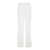 PLAIN White Pants With Rear Elastic Waist And Wide Leg In Tech Fabric Woman WHITE