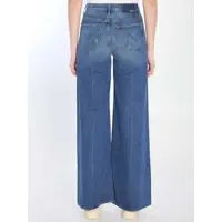 Blugi MOTHER Dama - Blugi MOTHER The Swisher Sneak Fray Jeans BLUE Femei (BM 17360361) - B-mall.ro