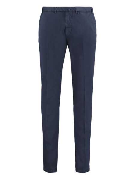 Pantaloni THE ALPHABET The Alphabet The Pants - Stretch Cotton Chino Trousers BLUE Barbati (BM 17360409) 1