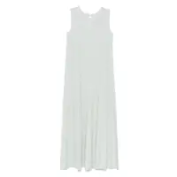 Rochii D.Exterior Green Long Dress Sleeveless Lurex-Effect Femei