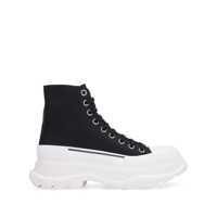 Bocanci Alexander McQueen Tread Slick Lace-Up Ankle Boots Femei