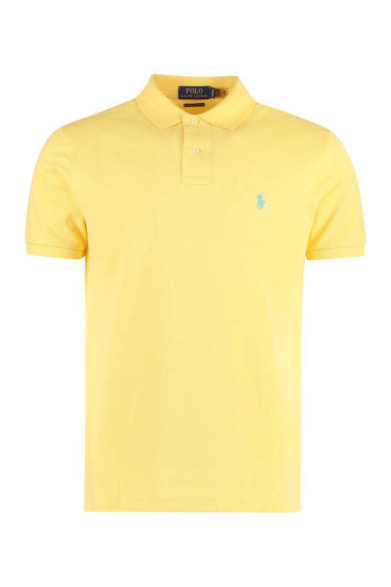 Tricouri Polo Ralph Lauren Polo Ralph Lauren Cotton-Piqu Polo Shirt YELLOW Barbati (BM 17361450) 1