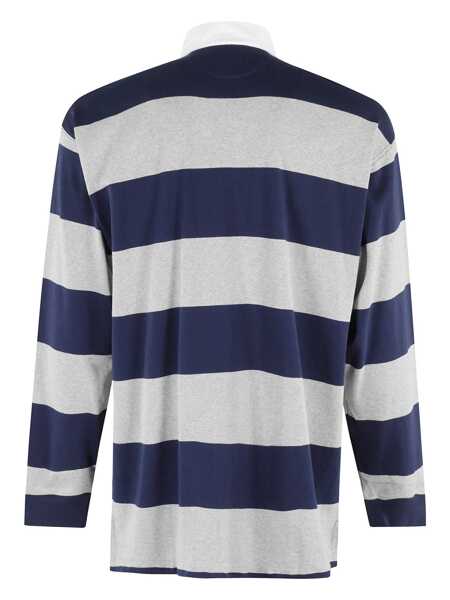 Tricouri Polo Ralph Lauren Big Fit Multicolor Polo Shirt With Classic Collar And All-Over Striped Motif In Cotton Man MULTICOLOR Barbati (BM 17361693) 2