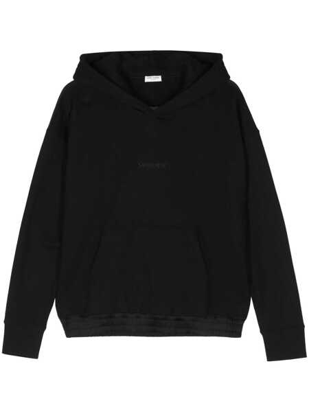 Pulovere Saint Laurent Saint Laurent Sweatshirts Black Barbati (BM 17361918) 1