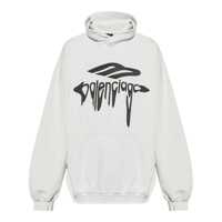 Pulovere Balenciaga 3B Liquified Hooded Sweatshirt Barbati