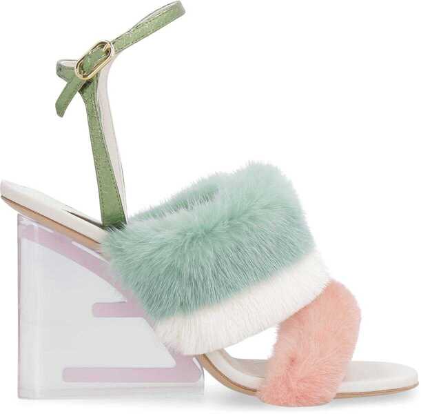 Pantofi cu toc Fendi Fendi First Heeled Sandals MULTICOLOR Femei (BM 17363007) 2