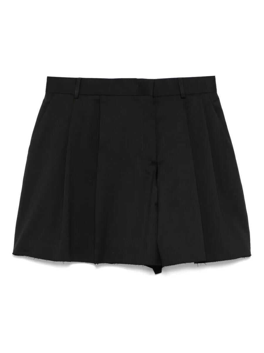 Pantaloni casual Moschino Moschino Virgin Wool Shorts Black Femei (BM 17363136) 1
