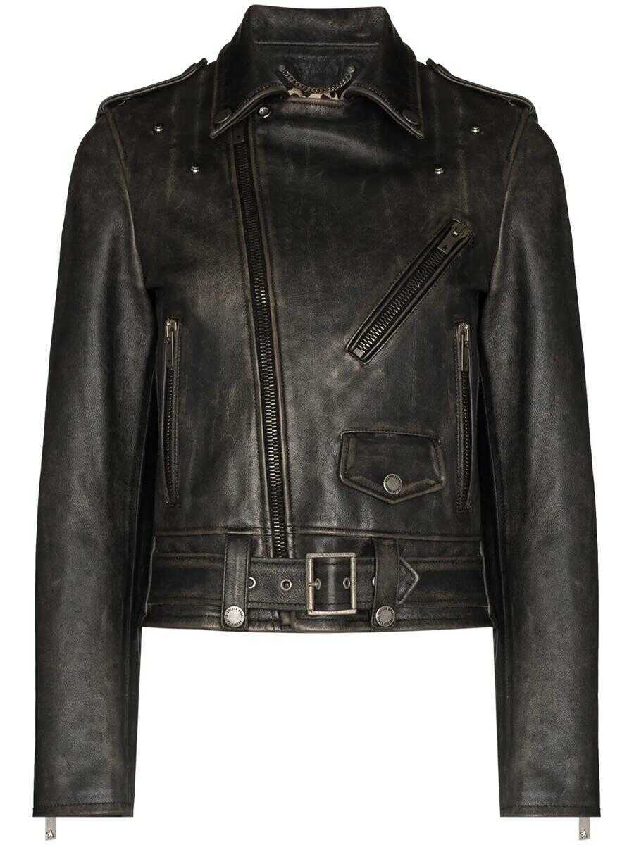 Geci Golden Goose Golden Goose Jacket With Worn Effect Black Femei (BM 17363298) 1