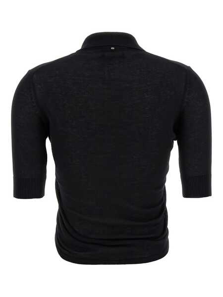 Tricouri Polo SPORTMAX Sportmax Shaker Polo Black Femei (BM 17363388) 2
