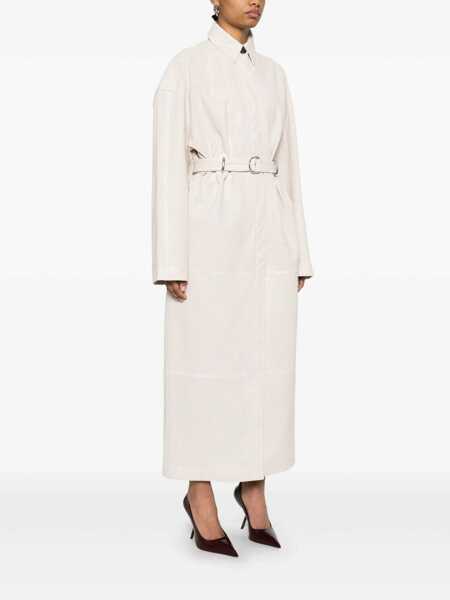Paltoane SPORTMAX Sportmax Perforated Coat Beige Femei (BM 17363400) 3