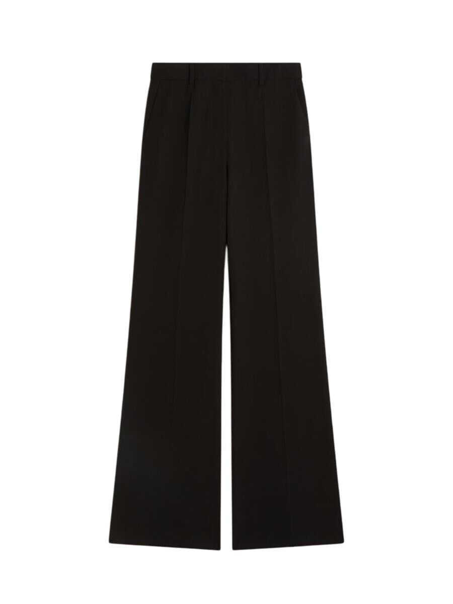 Pantaloni casual SPORTMAX Sportmax Oxalis Trousers Black Femei (BM 17363469) 1