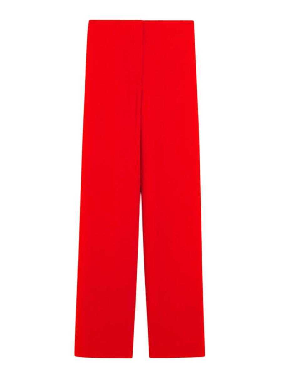 Pantaloni casual SPORTMAX Sportmax Viscose Cadi Trousers RED Femei (BM 17363511) 1