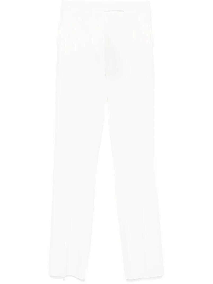 Pantaloni casual Max Mara Max Mara Vincita Pants WHITE Femei (BM 17363559) 1