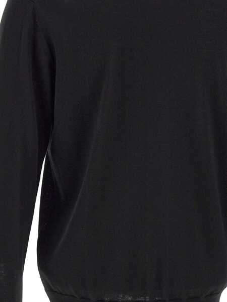 Cardigane Paolo Pecora Paolo Pecora Virgin Wool Cardigan Black Barbati (BM 17363580) 4