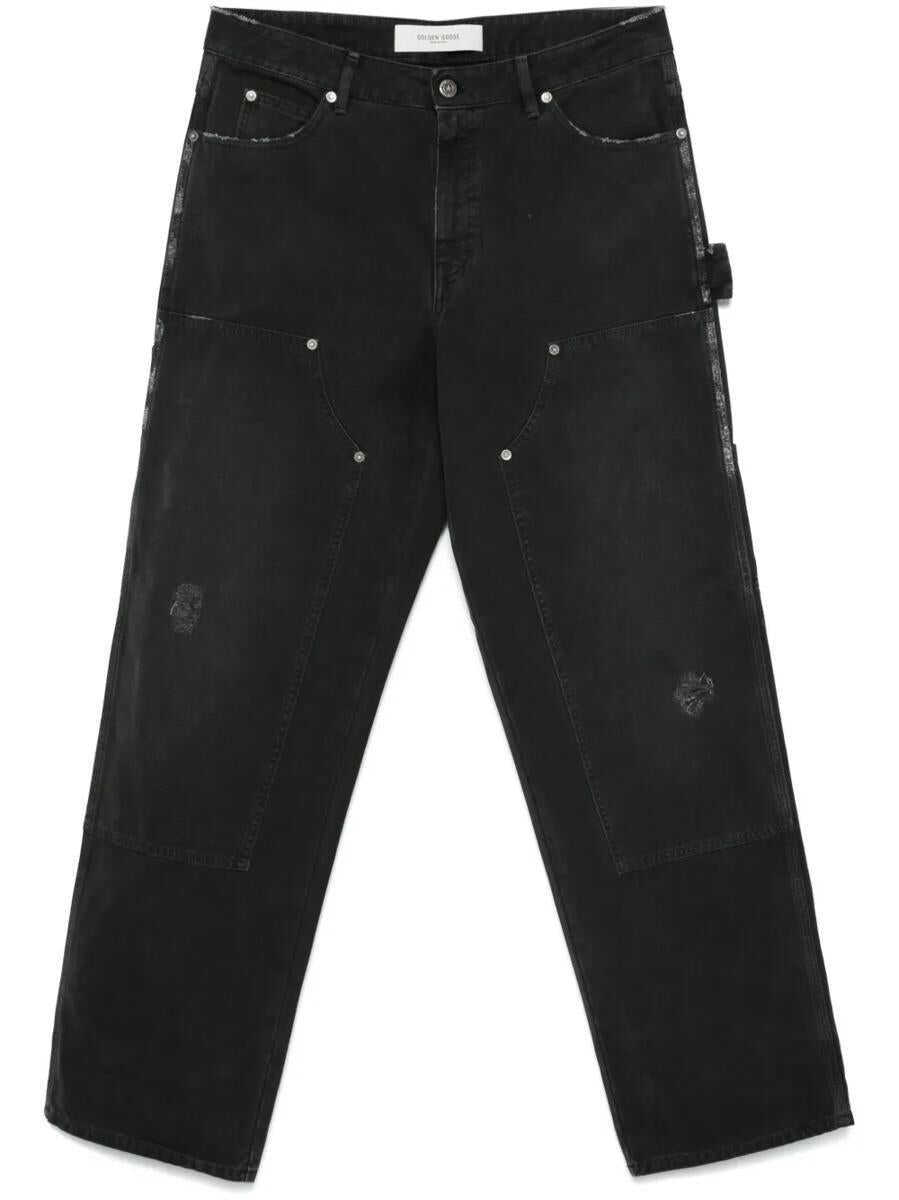 Pantaloni Golden Goose Golden Goose Marley Painter Pants Black Barbati (BM 17363598) 1