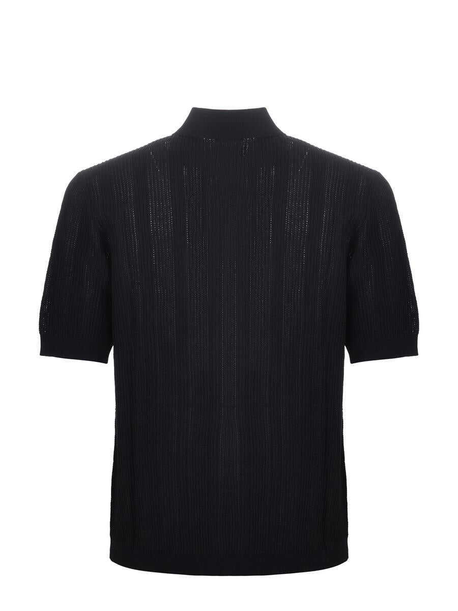 Camasi Paolo Pecora Paolo Pecora T-Shirts And Polos Black Barbati (BM 17363682) 3
