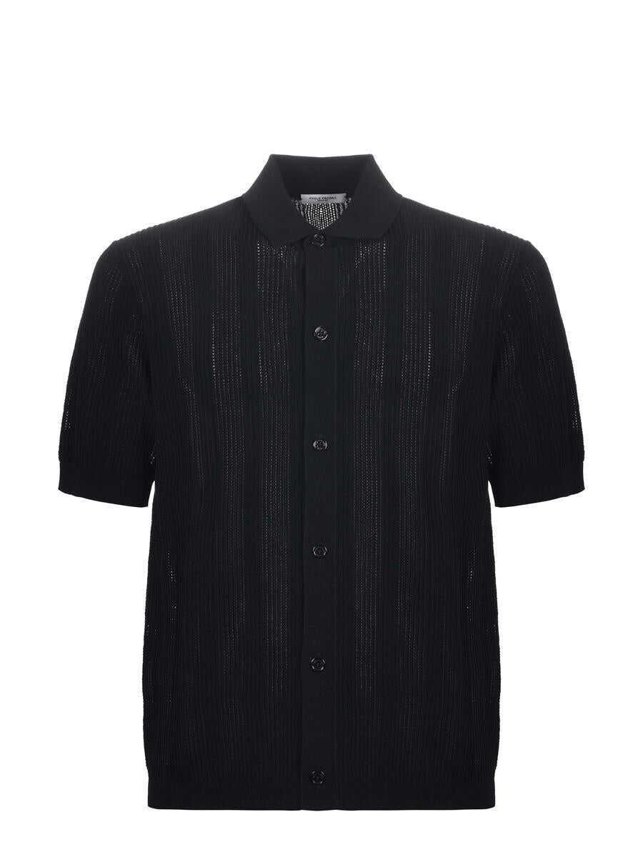 Camasi Paolo Pecora Paolo Pecora T-Shirts And Polos Black Barbati (BM 17363682) 1