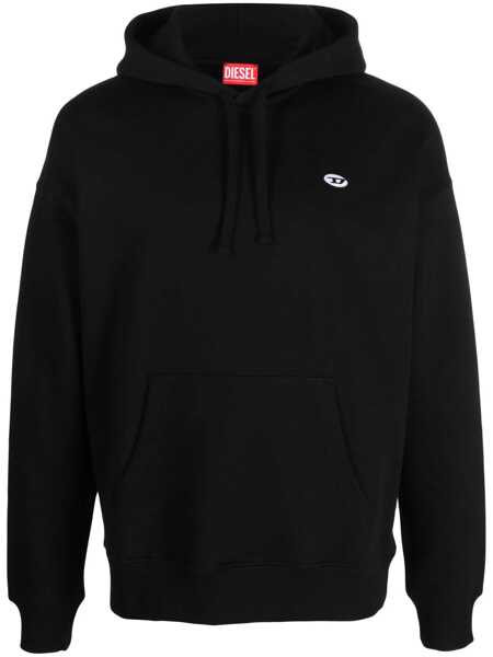 Bluze de trening Diesel Diesel S-Rob-Doval-Pj Cotton Hoodie Black Barbati (BM 17363715) 1